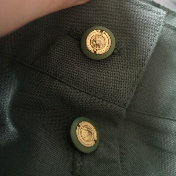 VINTAGE Teal High Waisted Skirt - Picture 4 of 6